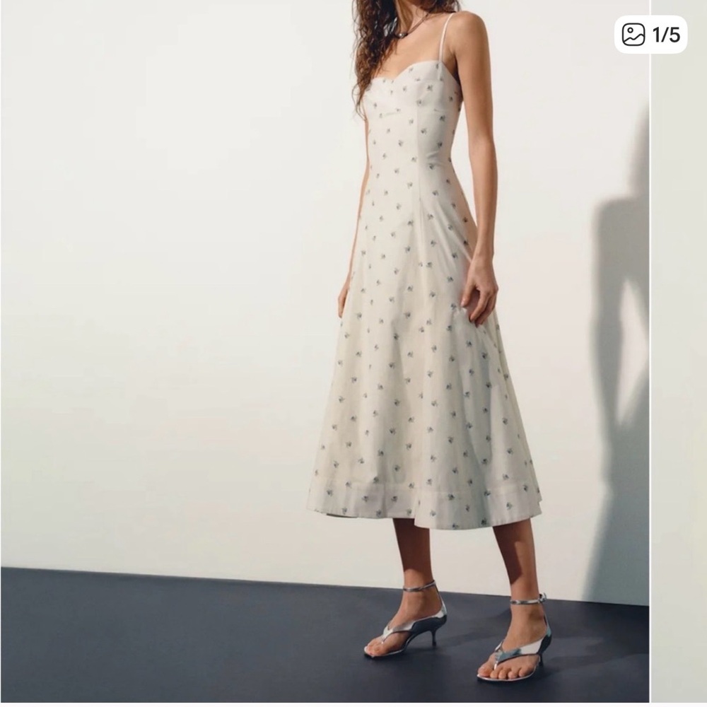 Reformation Kailani Petite Rose Midi Dress (4)